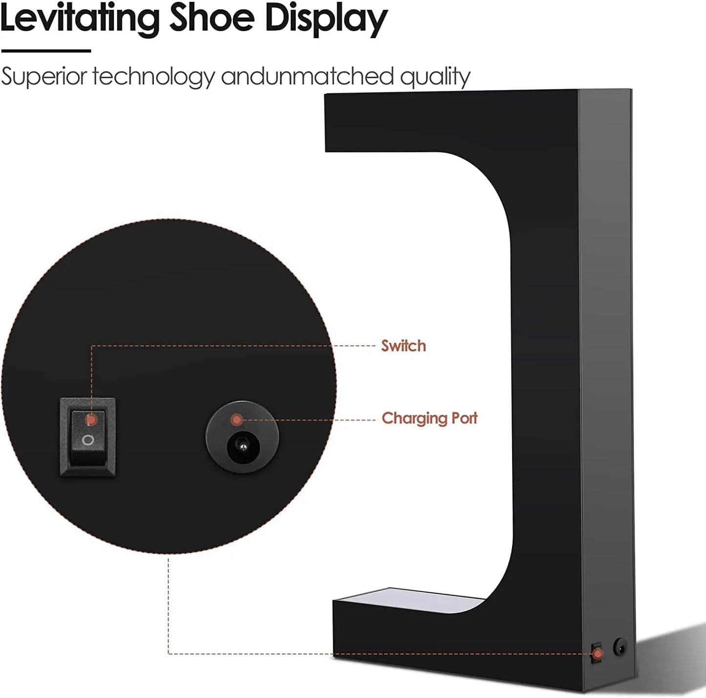 Magnetic Levitation Floating Shoe Display Stand
